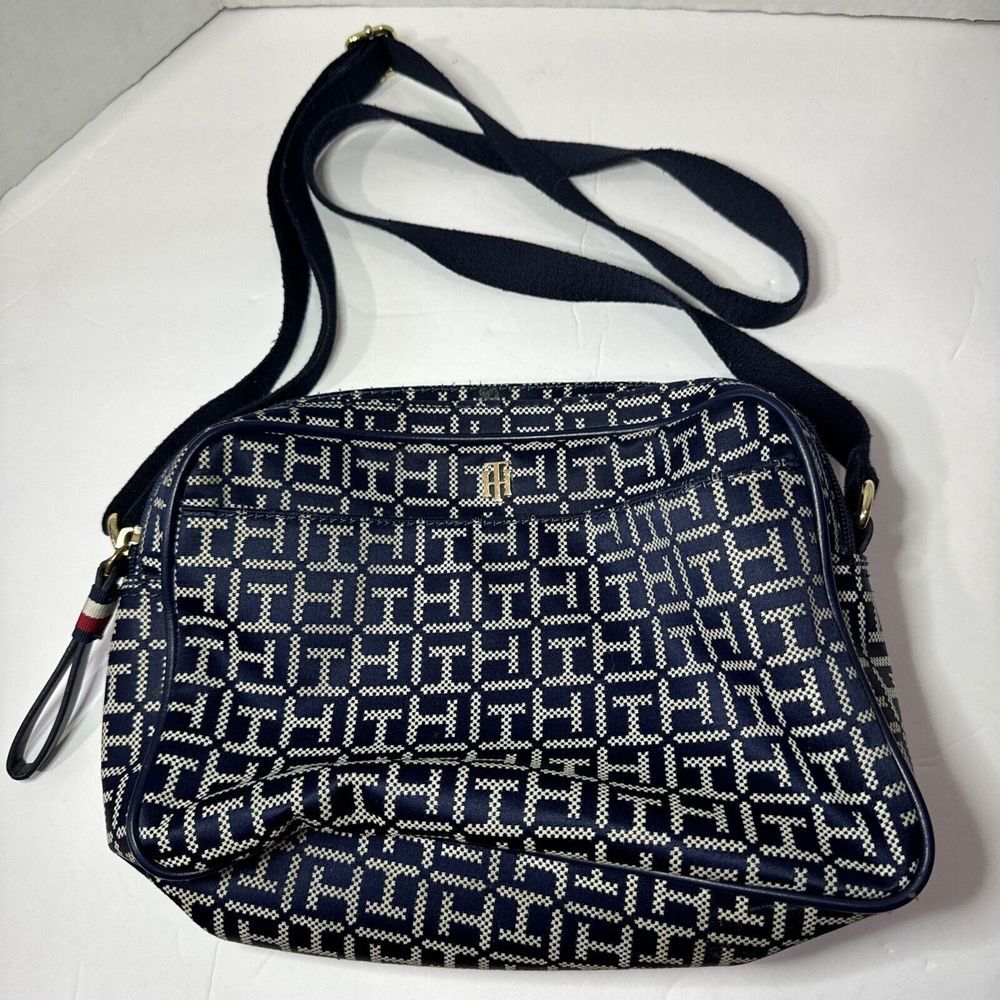 Blue Monogram Tommy Hilfiger Handbag‎